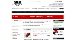 Desktop Screenshot of anhaengerteile-rohse.de